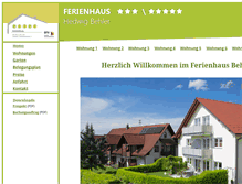 Tablet Screenshot of ferienhaus-behler.de